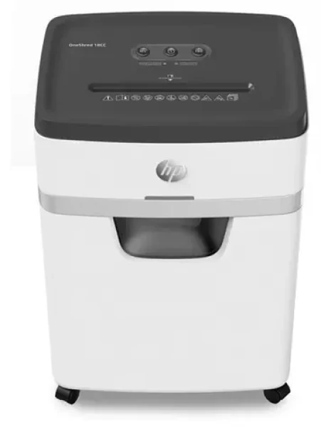 HP OneShred 18CC svetlo šedá / Skartovač / DIN P4 / Krížový rez 4 x 35 mm / 18 listov / 25 l (581830)