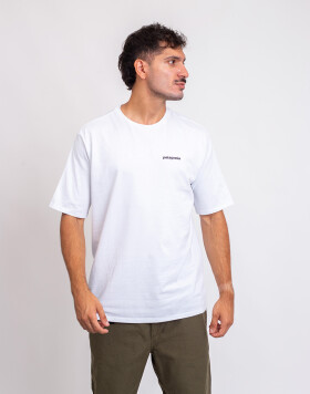 Patagonia M's P-6 Logo Responsibili-Tee® Fiber White S
