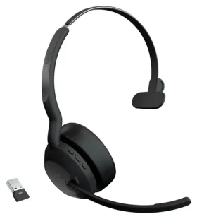 Jabra Evolve2 55 USB-A MS Mono černá / Mono sluchátka / mikrofon / ANC / Bluetooth / USB-A (25599-899-999)