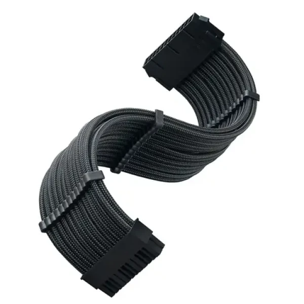 Silverstone Kábel ATX 24-Pin 300mm - čierna / pletený (SST-PP07E-MBB)