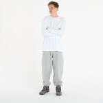 Mikina Nike Solo Swoosh Men's Cuffed Fleece Pants Dk Grey Heather/ Lt Smoke Grey/ White XXL