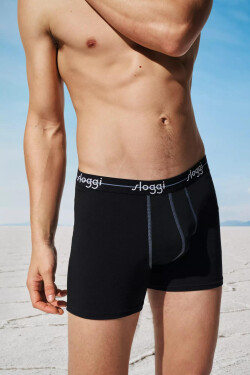 Pánske boxerky Start Short C2P box - BLACK - black 0004 - SLOGGI BLACK 6