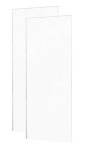 MEXEN - ROX samostatné sklo pre sprchové dvere Duo (s+d) 120x200 cm 8mm, trans. 8C2-120-000-00-00-D
