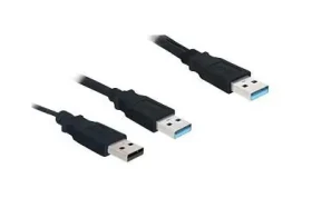 DeLock USB Type-A - Type-A / USB kábel / USB 3.2 Gen 1 (5 Gbps) / 60 cm (82908)