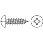 TOOLCRAFT TO-5435280 šošovkové skrutky do plechu 38 mm krížová dražka Pozidriv DIN 7981 ocel glavanizované zinkom 100 ks; TO-5435280