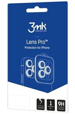 3mk Lens Pre ochrana kamery pre Apple iPhone 15 Blue (5903108530941)