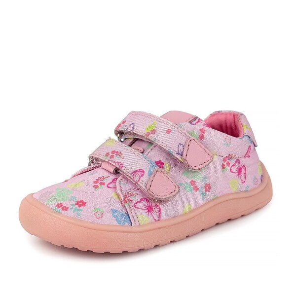 Dievčenské barefoot tenisky KORO BUTTERFLY Protetika motýliky ružové - 29