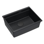 Quadron Quadron - Granitový drez Logan 100 Black Zlaty HQJ6045U7_PVDG1_U