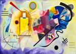 ENJOY Puzzle Vassily Kandinsky: Žltá červená modrá