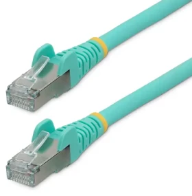 StarTech CAT6a tyrkysová / Sieťový kábel / 2 m / RJ-45 / LSZH / 10GbE / PoE++ (NLAQ-2M-CAT6A-PATCH)