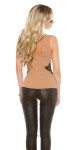 Elegant Koucla top with lace transparent