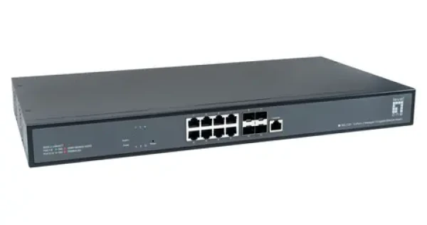 LevelOne XEL-1291 / Switch / 8x 10G RJ45 / 4X 10G SFP+ / Managed L3 / 19" (XEL-1291)