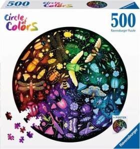 Ravensburger Kruhové puzzle: Svet hmyzu /500 dielikov/ od 12 rokov