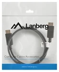 Lanberg DisplayPort kábel V1.2 M/M 1m čierna / 4K (CA-DPDP-10CC-0010-BK)