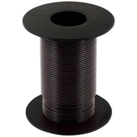 Econ connect KL025SW25 opletenie / lanko, 1 x 0.25 mm², čierna, 25 m; KL025SW25