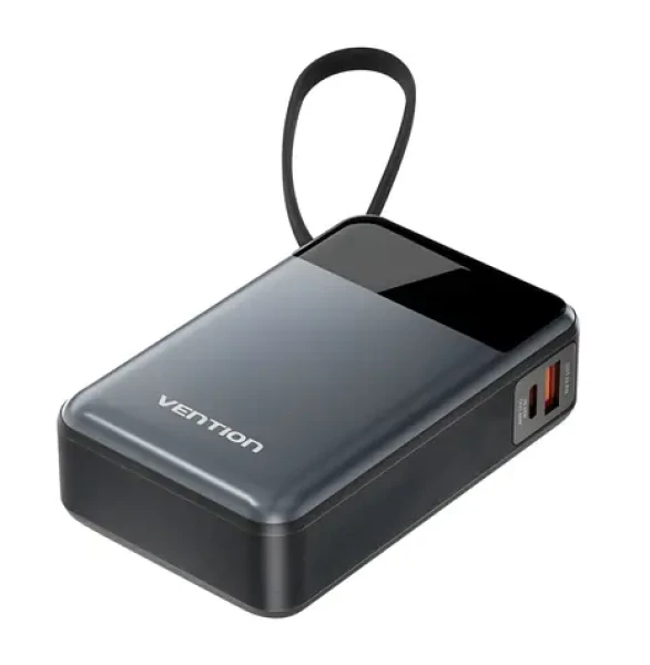Vention Powerbanka 20000 mAh čierna / Powerbanka / 65 W / 2x USB-C / 1x USB-A (FHYB0)