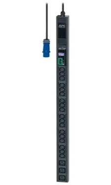APC Easy PDU Metered ZeroU čierna / 21x C13 amp; 3x C19 / ZeroU / IEC309 / 11kW / 230V (EPDU1116M)
