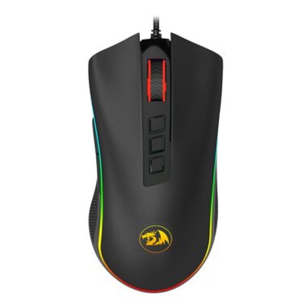 Redragon Cobra M711 čierna / Herná optická myš / 10000 DPI / USB / 7 tlačidiel / RGB podsvietenie / 1.8 m (M711)