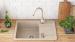 REA - Granitový drez Nils Beige set 5v1 ZLE-00102