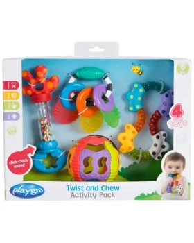 Playgro - Darčekový set s hrkálkami a hryzátkami
