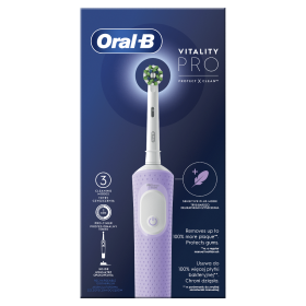 Oral-B Vitality Pro Protect X Clean fialová / Eletrická zubná kefka / oscilačné / 3 režimy / 2D technológia (Vitality Pro Protect X Clean L)