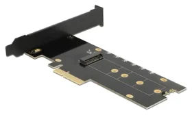 DeLock Radič 1x M.2 NVMe Key M s chladičom a RGB LED / Karta / PCIe x4 (89013)
