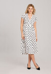 Look Made With Love Šaty N20 Polka Dots Black/White S