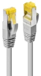 Lindy 0,5 m šedá / Patch kabel / Cat7 S/FTP / LSZH / RJ-45 (47261)