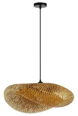 Immax BOHO HILO 60 cm / Závesné svietidlo / bambus / E27 (08269L)