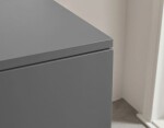 CERANO - Kúpeľňová skrinka pre umývadlá na dosku Noira - šedá matná - 120x28x48 CER-8050BD7613