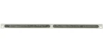 Lanview 19" káblový organizér 0,5U biela / Organizér káblov / L profil / kefový priechod / 482x112x22 mm (RAO215WH)
