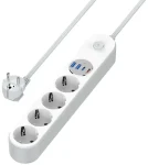Colorway Zásuvková lišta / 4X Schuko / 2x USB-C 20W / 2x USB-A / kábel 2m (CW-CHE44PDW)