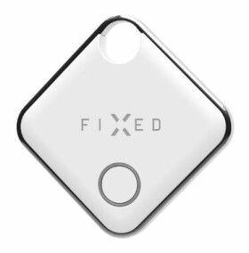 FIXED Smart tracker Tag s podporou Apple Find My biela / Smart tracker pre iOS / BT 5.0 / 1x CR2032 / IP66 (FIXTAG-WH)