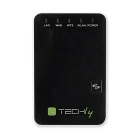 Techly 301078 / Wireless-N mini router / 802.11n / 2.4 GHz / 300 Mbps / 1x WAN / 1x LAN / 2x anténa (301078)