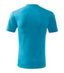 Ťažké unisex tyrkysové tričko XL