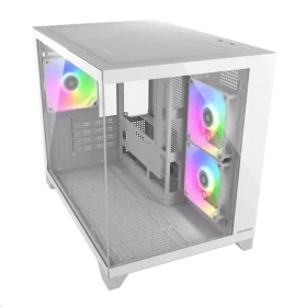 COUGAR FV150 RGB biela / PC skriňa / Mini Tower / micro-ATX / mini-ITX / tvrdené sklo / bez zdroja (CGR-2QA6W-RGB)