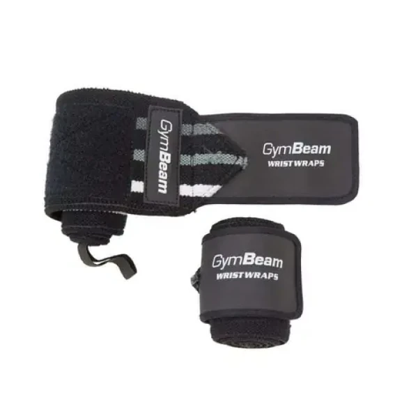 Bandáže na zápästie - GymBeam (čierna) (5362-1-univerzalna)