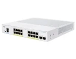 Cisco Business CBS350-16FP-2G- EU REFRESH / Switch / 16x GbE RJ-45 / 2x SFP / PoE + 240W / Fanless (CBS350-16FP-2G-EU-RF)