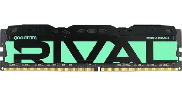 Goodram RIVAL Radiant Green / Operačná pamäť / 8 GB / DDR4 / 3200 MHz / CL16 / DIMM / 1,2 V (GGRGD4-32L16SA/8G)