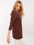 Dámska blúzka CLM BZ 0052.37 Brown - Calimera M hnědá-vzor