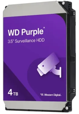 WD Purple WD44PURZ 4 TB /HDD/3.5" SATA III/5400RPM/128MB cache/3y