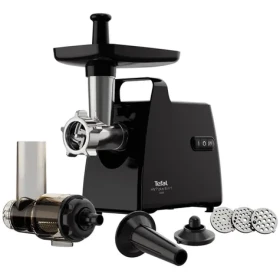 TEFAL NE553838 / Mlynček na mäso / 2000 W / 2.8 kg za min / 6v1 / 3 nerezové mriežky (3016661173585)
