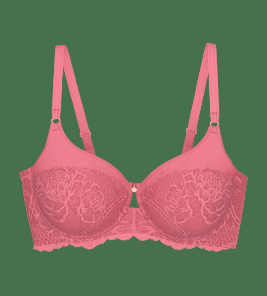 Dámska podprsenka Wild Peony Florale Bra W01 - RED - ružová 3880 - TRIUMPH WILD ROSE 90D
