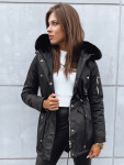 Dámska zimná bunda typu parka GODDESS TY3867 čierna – FashionStreet L