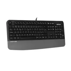A4Tech FK20 šedá / Drôtová klávesnica / membránová / USB / CZ+US layout (FK20-GY)