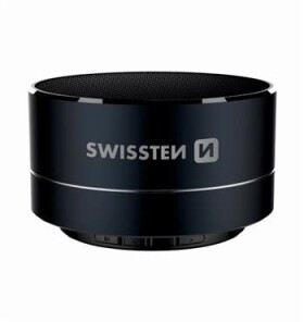 SWISSTEN i-METAL čierna / Bluetooth reproduktor / 3W / 300mAh (52104431)