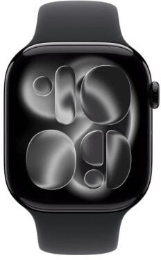 Apple Watch Series 11 42mm Jet Black /Black Sport Band - S/M