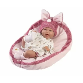 Llorens 74134 NEW BORN - realistická bábika bábätko so zvukmi a mäkkým látkovým telom - 42 cm