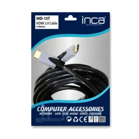 INCA HDMI 2.0 kábel 4K 15 m šedý / Kábel HDMI / 18 Gbit/s (IHD-15T)