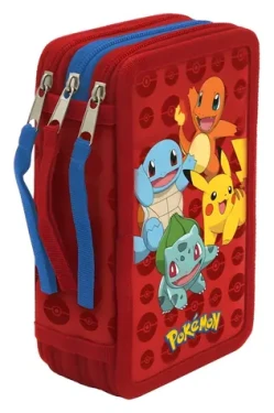 CYP BRAND Peračník Pokémon trojposchodový naplnený / Peračník / 3 priehradky / zips (EP20-13PKEPM)